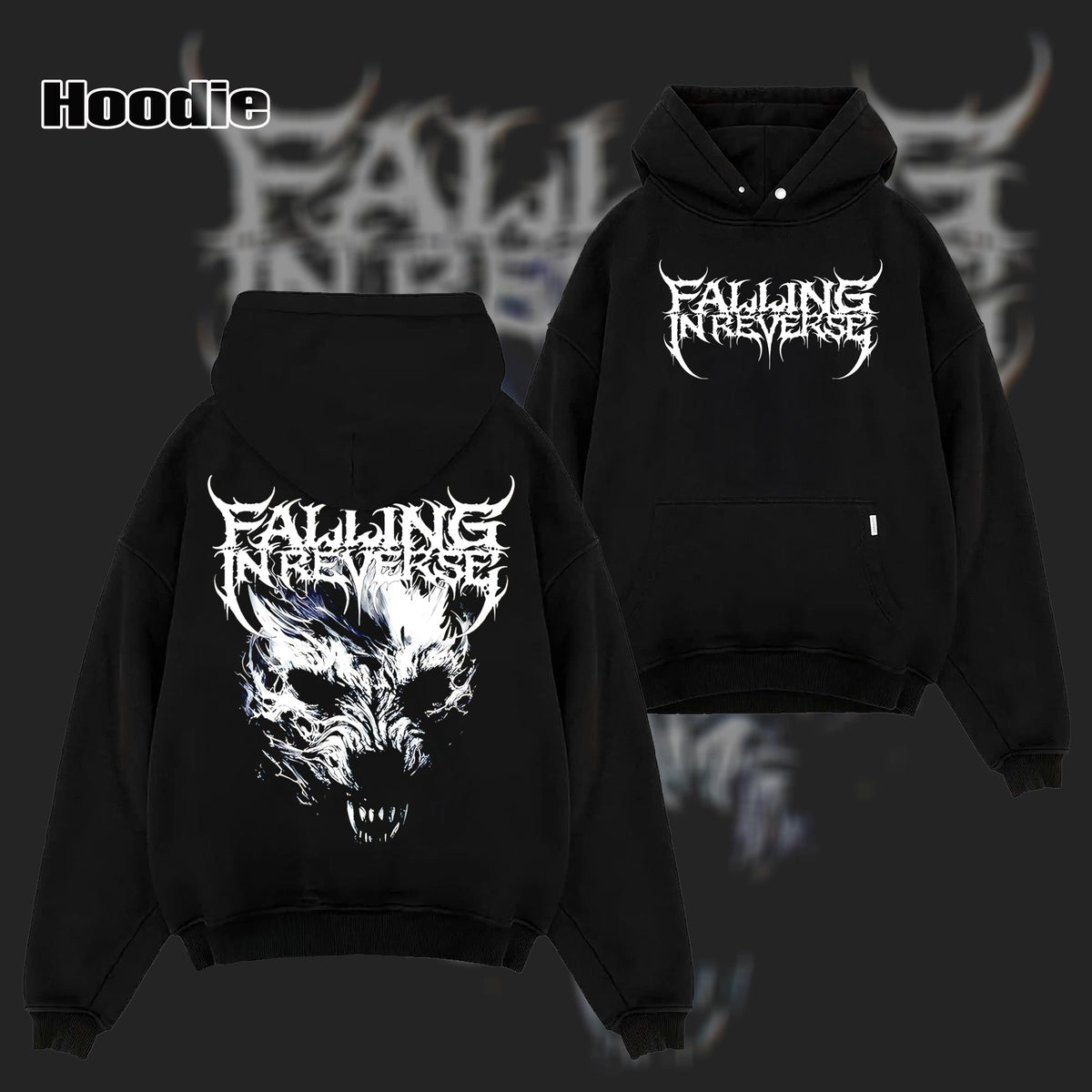 Retro Official Falling In Reverse Wolf Shirt & hoodie