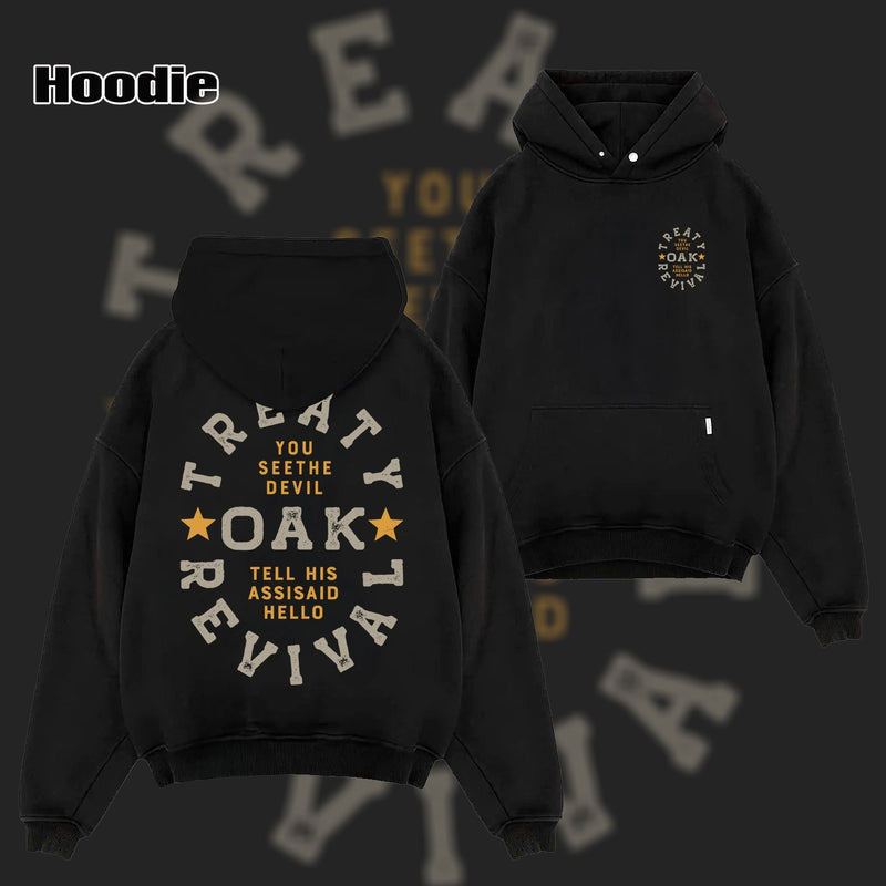 ReTro Treaty Oak Revival Merch Hello Shirt & Hoodie
