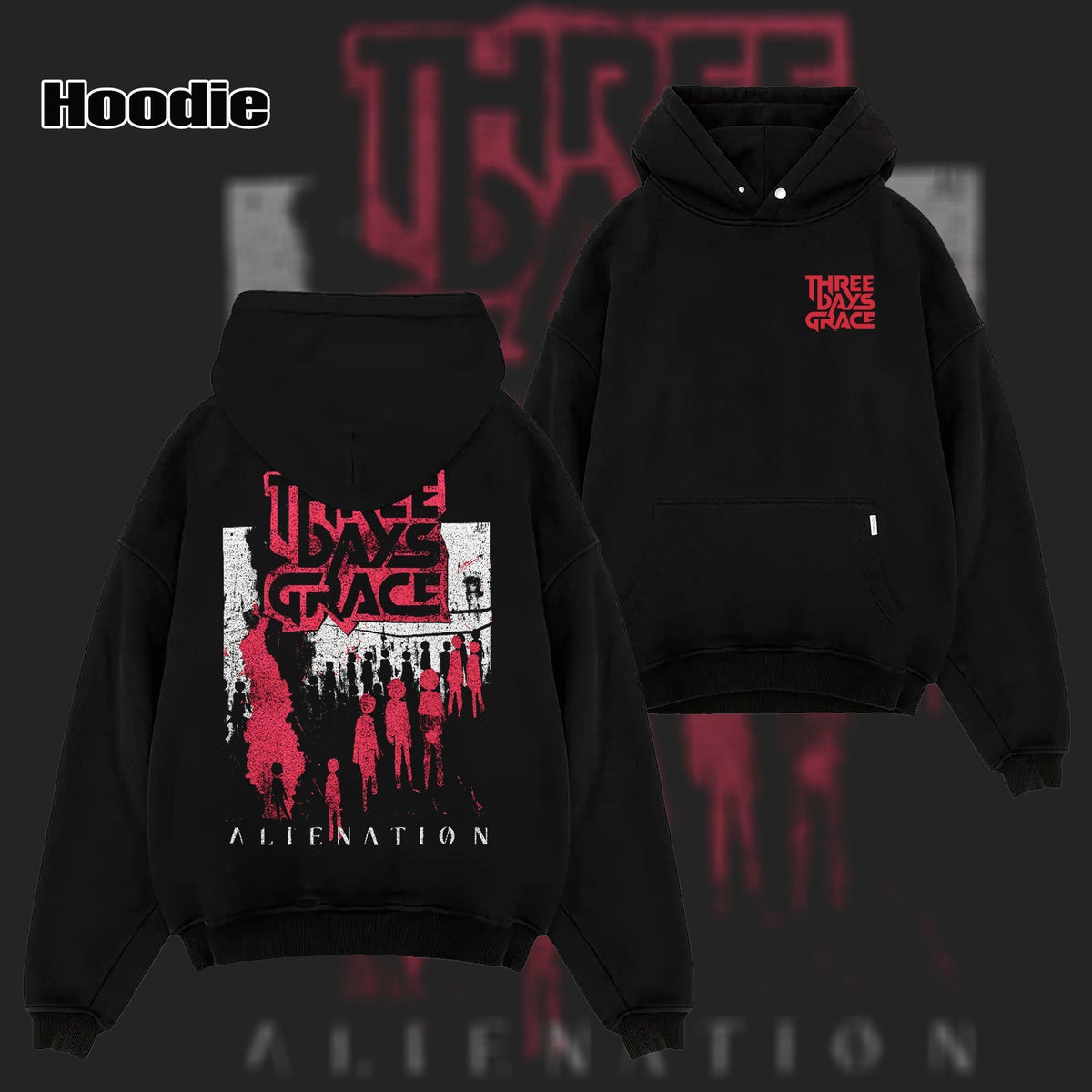 Vintage Three Days Grace Alienation Tour T-shirt & hoodie