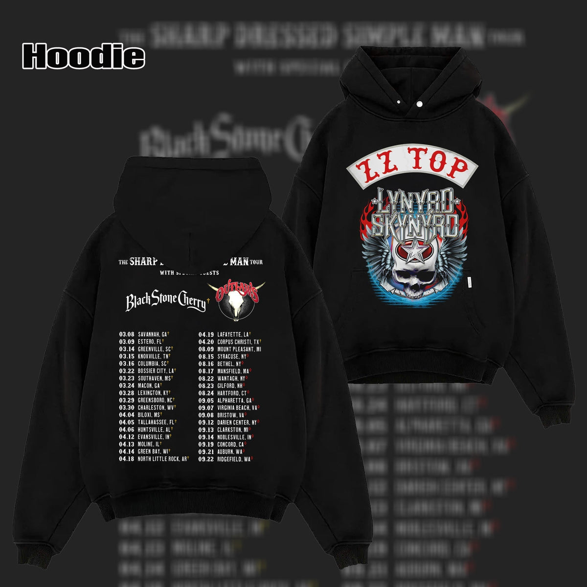 Vintage Lynyrd Skynyrd ZZ Top Tour T-shirt , Lynyrd Skynyrd T-Shirt & Hoodie.
