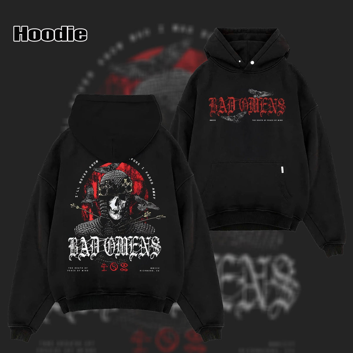 Retro Bad Omens The Death Of Peace Of Mind Medieval King T-Shirt & Hoodie