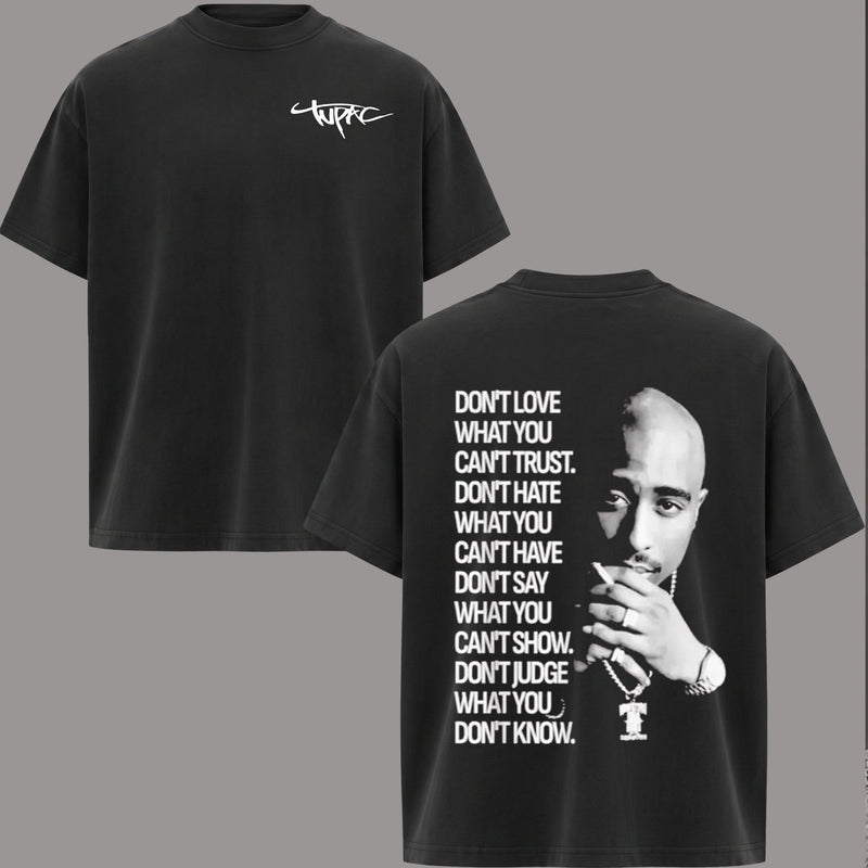 Tupac 90s Hip Hop Graphic Tee T-Shirt & Hoodie