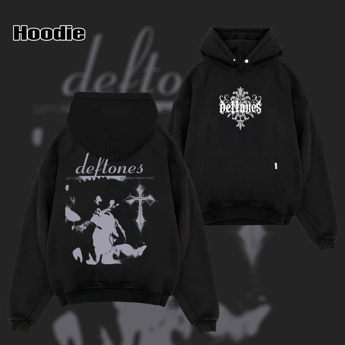 Retro Deftones Band Graphic T-shirt & Hoodie